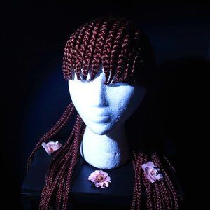 Brown Cleopatra Inspired Braided Wig